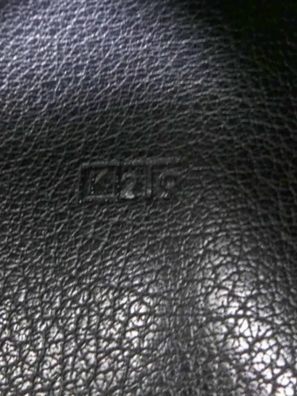 Auth HERMES Agenda/Note Cover Black Leather - e61443a